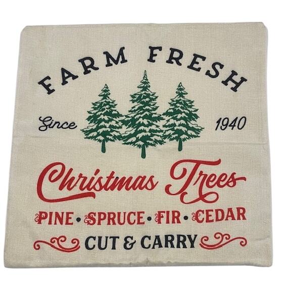 Kithomer Store, Winter Holiday Christmas Pillow Covers (2). - Picture 1 of 6